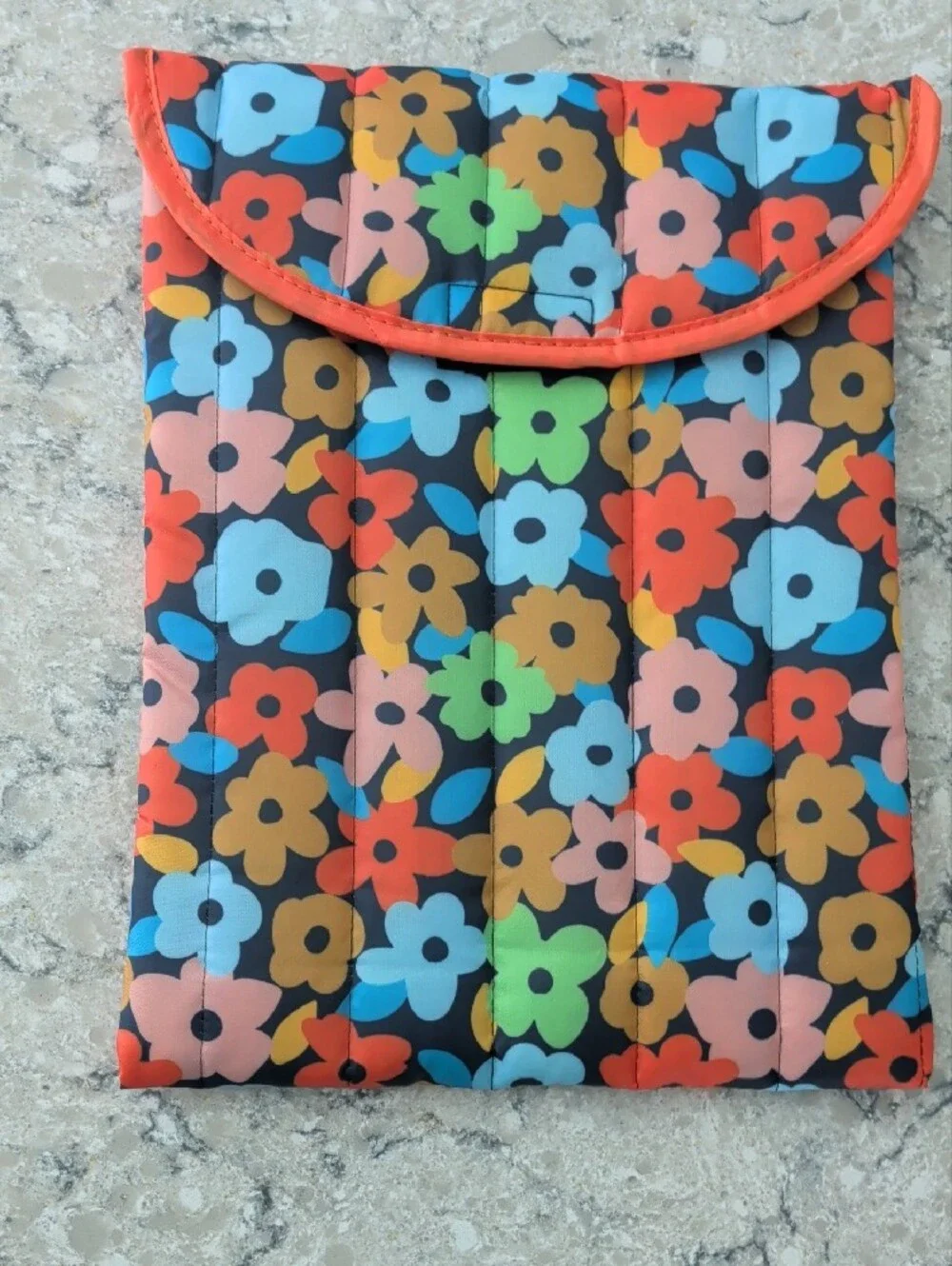 Floral Padded Tablet Sleeve in Multi-Color